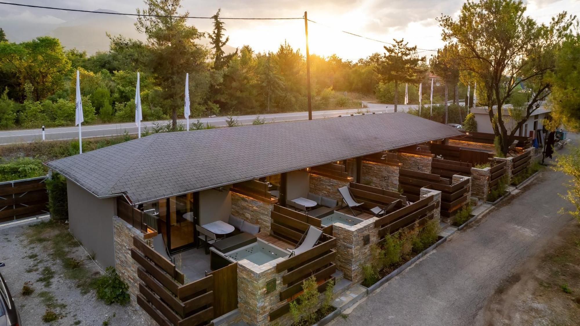Sylvia Camping & Luxury Suites, Panel Hospitality Homes & Villas Litóchoron Dış mekan fotoğraf